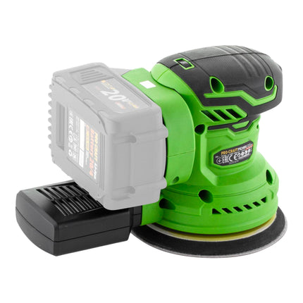 Procraft PX20BLbb Akku Exzenterschleifer 20 V 125 mm Brushless 2x Akku 4 0 Ah Ladegeraet 4 - toolbrothers