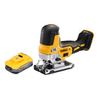 DeWalt DCS 335 N Akku Stichsaege 18 V 135 mm Brushless 1x Powerstack Akku 5 0 Ah ohne Ladegeraet 0 - toolbrothers