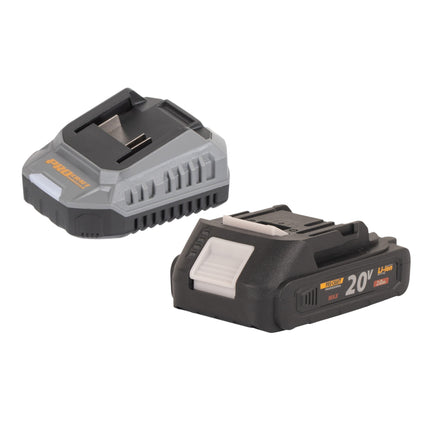 Procraft PHA40bb c Akku Bohrhammer 20 V 2 6 J SDS plus Brushless 1x Akku 2 0 Ah Ladegeraet Koffer 4 - toolbrothers