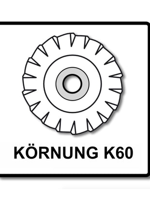 Bosch Fächerschleifscheiben X551 Expert for Metal 125mm, K60, 50 Stück ( 50x 2608606717 ) - Toolbrothers