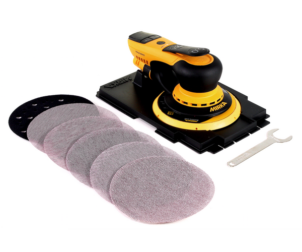 Levigatrice Orbitale Mirka DEROS 650CV - 150mm Per Levigatura Professionale Senza Polvere