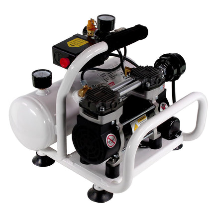 Senco AC4504 Leiselauf Kompressor ölfrei 230V 8bar 4l Volumen ( AFN0024 ) - Toolbrothers