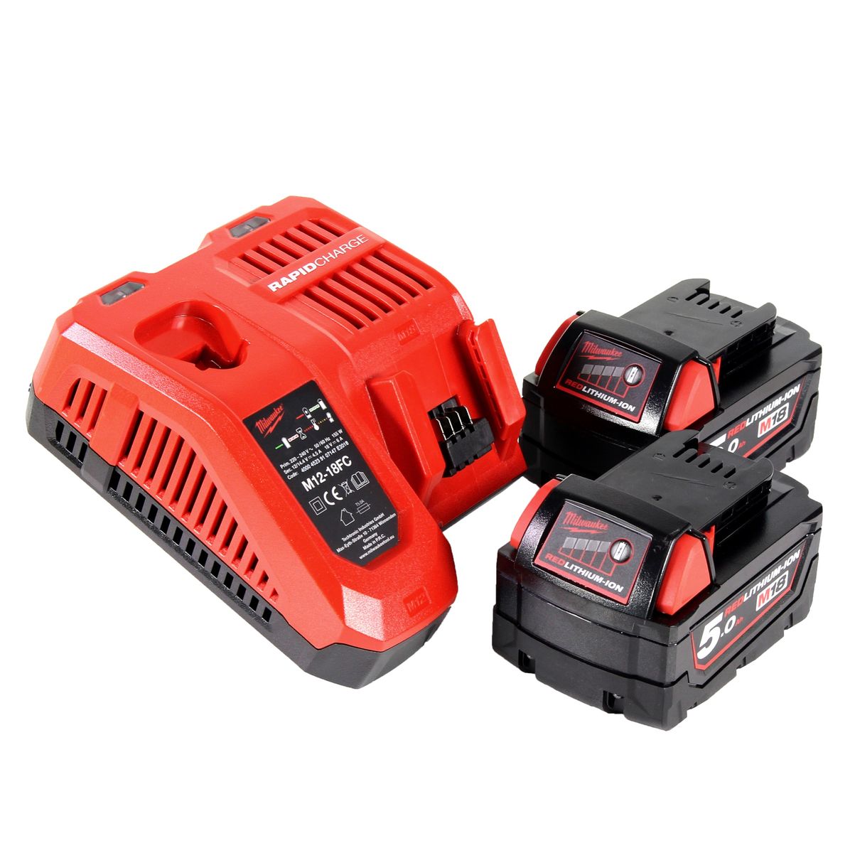 Milwaukee M18NRG-502 Battery Starter Set 18V with M18 B5 battery