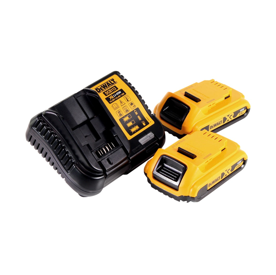 Dewalt DCN 701 D2 XR 18V Akku Tacker + 2x Akku 2,0Ah + Ladegerät + TST ...