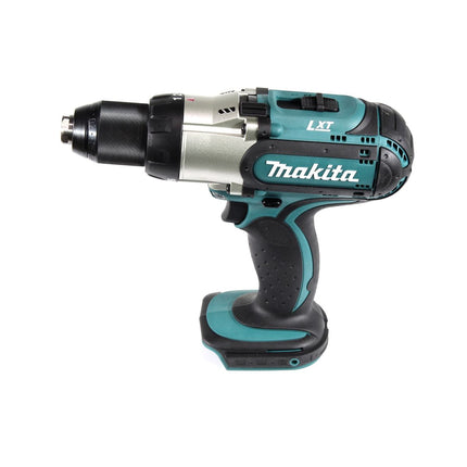 Taladro atornillador inalámbrico Makita DDF 451 SGX4 18 V 80 Nm + 1x batería 6,0 Ah + cargador + 70 piezas. Juego de brocas + estuche