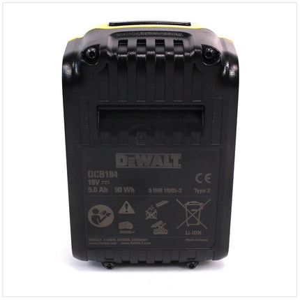 Dewalt DCB 184 Batterie 18 V 5 Ah / 5000 mAh XR Li-Ion