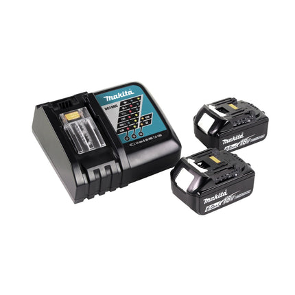 Makita DHS 710 RGJ 36V Li-Ion Scie circulaire sans fil 190 mm + 2x Batteries 6.0Ah + Chargeur + Coffret Makpac