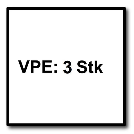 Bosch T 301 CHM Lames de scie sauteuse Clean for Plastic Composites 117/3,3mm Long Life, 3 pcs. (2608667450)