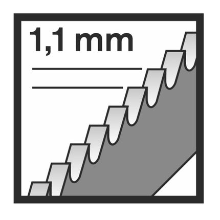 Bosch T 118 AHM 3x Stichsägeblatt Endurance for Stainless Steel 83/1,1mm ( 2608630663 ) Long Life