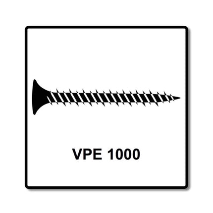 SPAX GIX-A Viti per cartongesso 3,9x45mm fosfate 1000 pz. ( 1091170390456 ) Filetto pieno, testa a tromba, incavo trasversale H2, punta d'ago