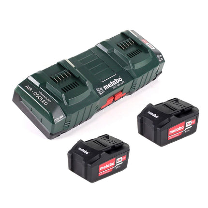 Metabo basic set with 2x Li-Power 5.2Ah battery + ASC 145 DUO double charger