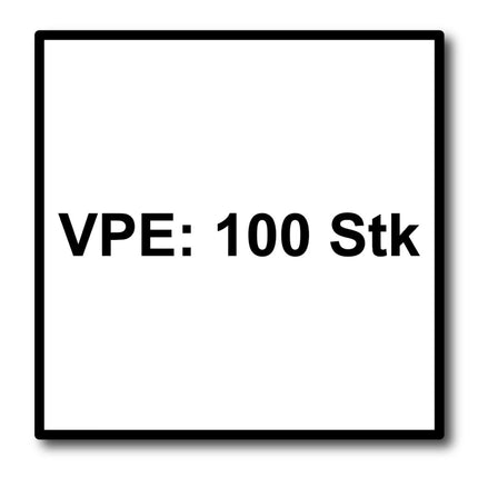 Tornillos para fachada Meisterling 4,8x38 mm 100 piezas (010020000221) 12 mm cabeza plana gris claro con rosca parcial Torx Acero inoxidable V2A