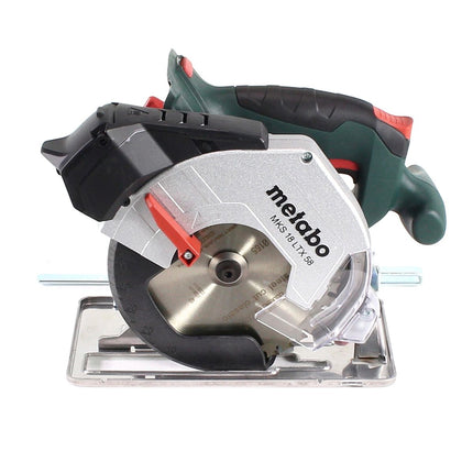 GRATIS 3 Jahre Full Service Rundum Schutz Metabo MKS 18 LTX 58 Akku Metall Handkreissäge 18V 165 mm + 2x Akku 5,5Ah + Ladegerät + MetaLoc