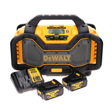 Radio recargable DeWalt DCR 027 M2 DAB+ 10,8-18,0 V + 2 baterías de 4,0 Ah + cargador