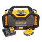 Radio con batería DeWalt DCR 027 P1 DAB+ 10,8-18,0 V + 1 batería de 5,0 Ah + cargador