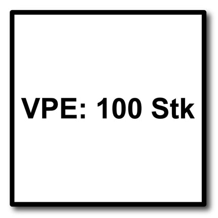 Meisterling Terrassenschrauben 6x120 mm 100 Stück ( 010010000061 ) CUT Spitze 90° Linsen Senkkopf mit Torx 2/3 Grobgewinde VA Edelstahl