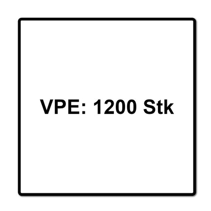 Meisterling Terrassenschrauben 5x40 mm 1200 Stück ( 6x 010010000001 ) CUT Spitze 90° Linsen Senkkopf mit Torx 2/3 Grobgewinde VA Edelstahl