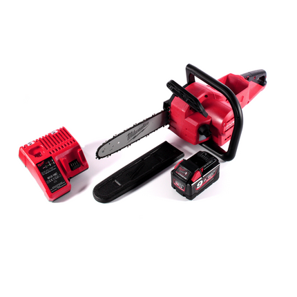 Motosierra a batería Milwaukee M18 FCHSC-901C 18 V 30 cm sin escobillas + 1x batería 9,0 Ah + cargador
