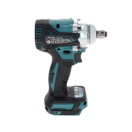 Makita DTW 300 G1 cordless impact wrench 18 V 330 Nm 1/2" brushless + 1x rechargeable battery 6.0 Ah - without charger