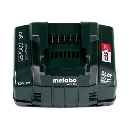 Metabo 18 V basic set 2x batería 10,0 Ah LIHD + cargador ASC 145 sistema CAS