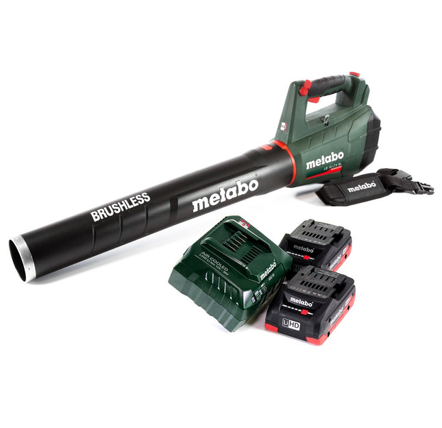 Metabo LB 18 LTX BL cordless leaf blower 18 V brushless + 2x battery 4.0 Ah + charger