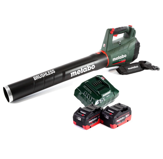 Metabo LB 18 LTX BL cordless leaf blower 18 V brushless + 2x battery 8.0 Ah + charger