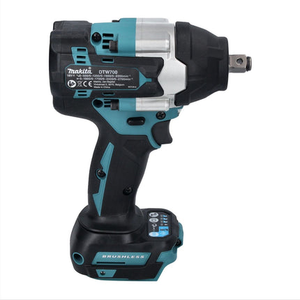 Makita DTW 700 RF1 Visseuse à chocs sans fil 18 V 700 Nm 1/2" XPT Brushless + 1x Batterie 3,0 Ah + Chargeur