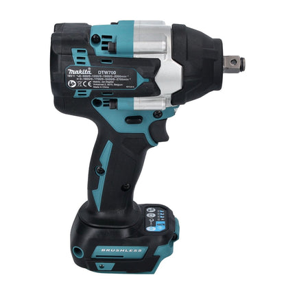 Makita DTW 700 G1 18 V Visseuse à chocs sans fil 700 Nm 1/2" XPT brushless + 1x Batterie 6,0 Ah - sans chargeur