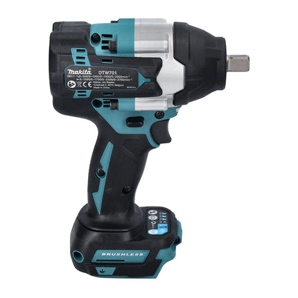 Makita DTW 701 RT akumulatorowy klucz udarowy 18 V 700 Nm 1/2" XPT bezszczotkowy + 2x akumulator 5,0 Ah + ładowarka