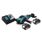 Makita DPO 600 RM cordless random orbital sander 18 V 150 mm XPT brushless + 2x 4.0 Ah battery + charger
