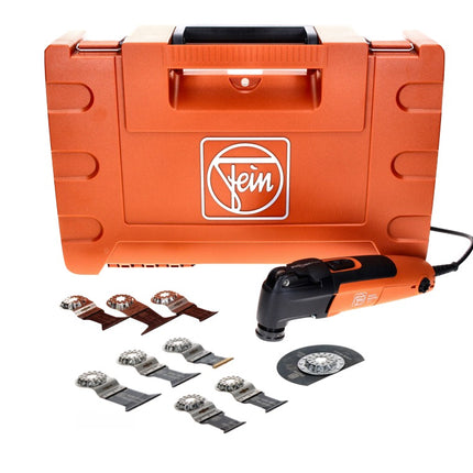 FEIN MultiMaster MM 300 PLUS START Utensile ad oscillazione 250 W Starlock Plus + Set 6 lame + Valigetta