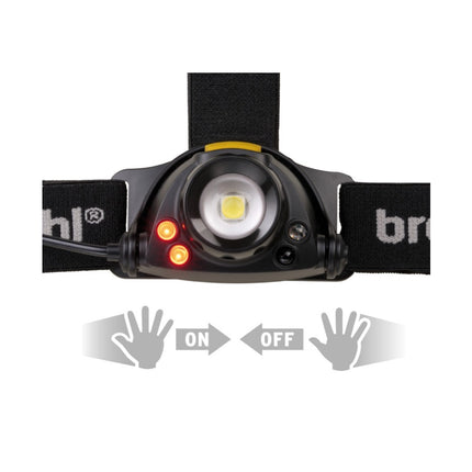 Brennenstuhl SL 400 AF LuxPremium LED Akku Sensor Kopflampe 2,6 Ah ( 1177310 ) IP44 400 Lumen