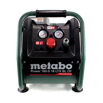 Metabo Power 160-5 18 LTX BL OF Cordless compressor 18 V 8.0 bar Brushless + 1x battery 10.0 Ah - without charger