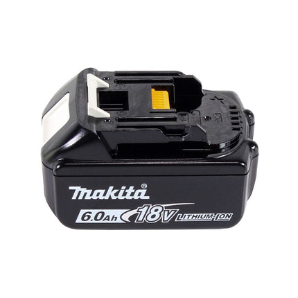 Makita DGA 504 G1J Amoladora angular sin cable 18 V 125 mm sin escobillas + 1x batería recargable 6,0 Ah + Makpac - sin cargador