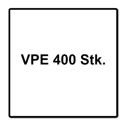 Tornillo para fachada SPAX 4,5 x 50 mm 400 piezas Acero inoxidable A2 (2x 25470004505022) Rosca de fijación mini cabeza avellanada T-STAR Plus Torx T20 CUT