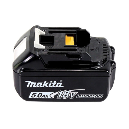 Makita DHS 680 T1J Sega circolare a batteria 18V 165mm in valigetta Makpac + 1x Batteria 5,0 Ah - senza caricatore