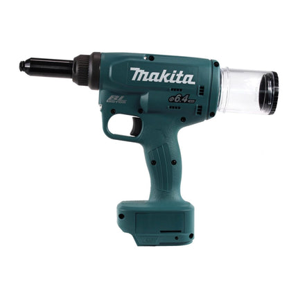 Makita DRV 250 RTJ remachadora ciega a batería 18 V 20 kN sin escobillas + 2x batería 5,0 Ah + cargador + Makpac