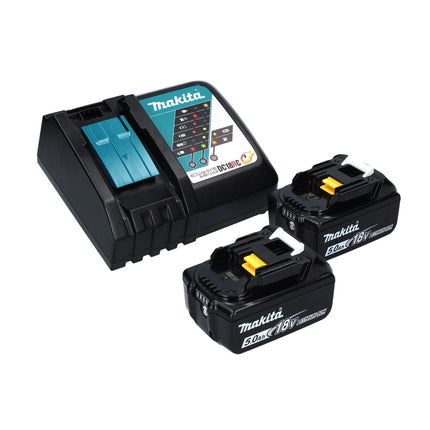 Makita DRV 250 RTJ remachadora ciega a batería 18 V 20 kN sin escobillas + 2x batería 5,0 Ah + cargador + Makpac