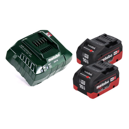 Metabo AHS 18-65 V 18 V Taille-haie sans fil 63 cm + 2x Batteries 10,0 Ah + Chargeur