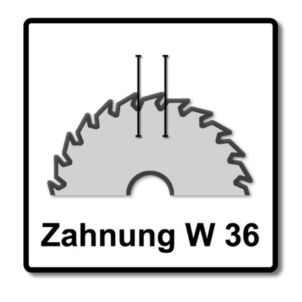 Festool universal circular saw blade set 3x HW 216 x 30 x 2.3 mm W36 216 mm 36 teeth ( 3x 500124 )