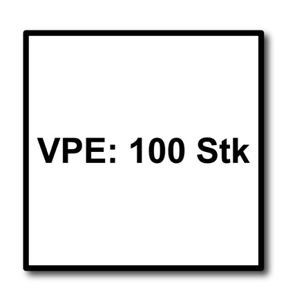 HECO MULTI MONTI plus MS anclaje de tornillo 7,5 x 50 mm 100 piezas (49856) tornillo para hormigón cabeza redonda plana T-Drive galvanizado azul A2K