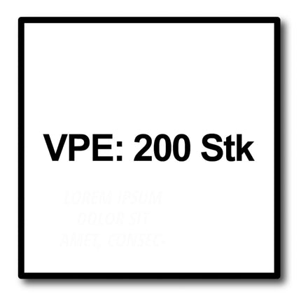 HECO MULTI MONTI plus MS Schraubanker 7,5 x 50 mm 200 Stück ( 2x 49856 ) Betonschraube flacher Rundkopf T-Drive verzinkt blau A2K