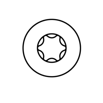 HECO MULTI MONTI plus MS Schraubanker 7,5 x 45 mm 200 Stück ( 2x 49829 ) Betonschraube flacher Rundkopf T-Drive verzinkt blau A2K