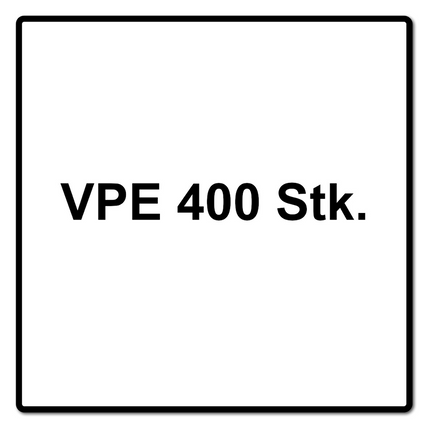 HECO MULTI MONTI plus F anclaje de tornillo 6,0 x 60 mm 400 piezas (4x 48497) tornillo para hormigón, cabeza avellanada, accionamiento en T, galvanizado azul, A2K