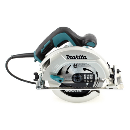 Makita HS 7601 J 190 mm Scie circulaire 1200 W + Lame de scie + 2x Pinces à vis + Makpac