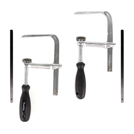 Makita Guide rail for saws 1000mm + 2x Guide rail joint connectors + 2x Clamps + Guide rail protective holder, 2pcs. (2x 199140-0)