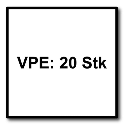 Makita Papierfilter 20 Stk. ( 2x 194565-3 ) für Staubsauger DCL 182 / 4076D / CL121D