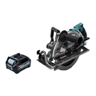 Makita RS 002 GD1 Scie circulaire portative sans fil 40 V max. 260 mm Brushless + 1x batterie 2,5 Ah - sans chargeur