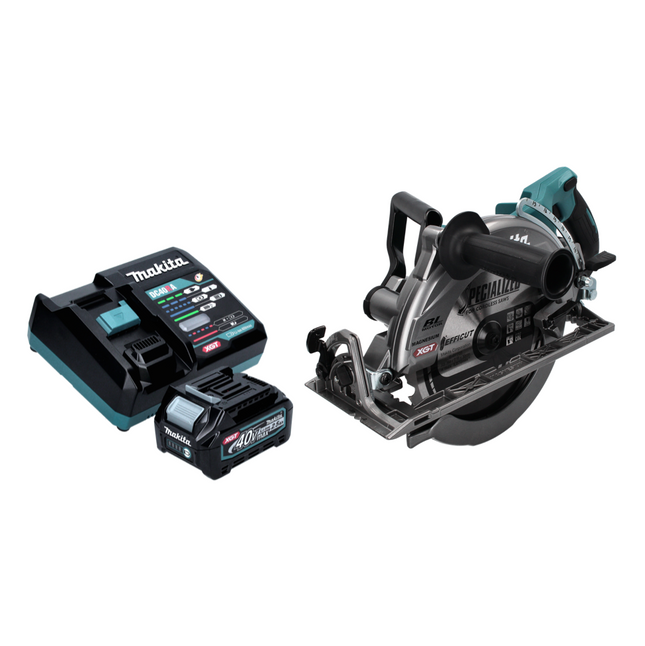 Makita RS 002 GD1 Cordless circular saw 40 V max. 260 mm brushless + 1x rechargeable battery 2.5 Ah + charger