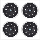 4x Makita soft sanding disc for random orbital sander / grinder 150 mm M8 ( 196684-1 )